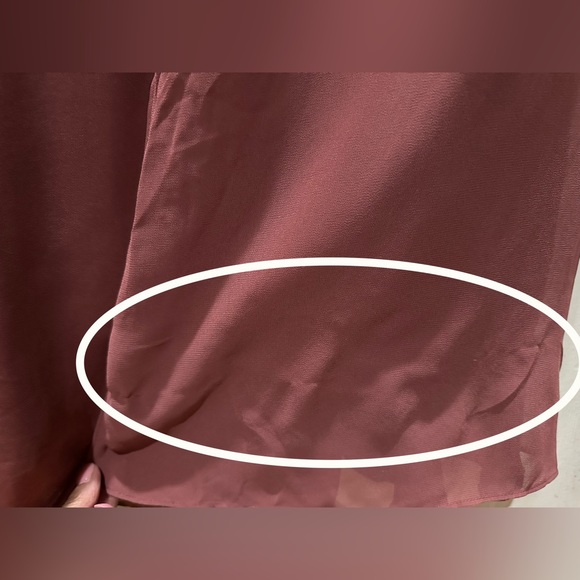 Birdy Grey DEVIN CONVERTIBLE DRESS CHIFFON ROSEWOOD CURVE 1X NEW NWT BRIDESMAID - Picture 5 of 5